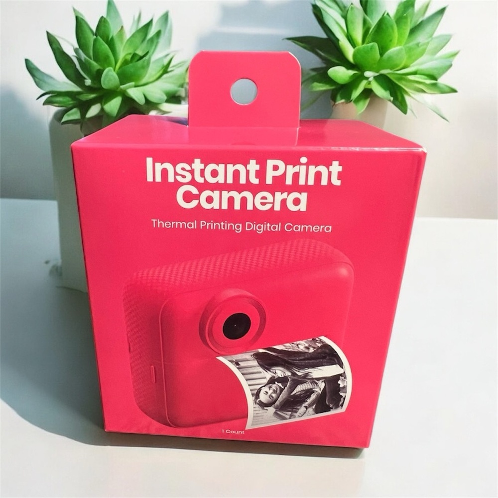 Vibrant Pink Thermal Instant Print Camera NWT